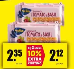Nettorama Sandwich Tomato & Basil aanbieding