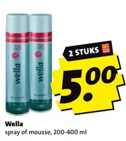 Boni Wella spray of mousse aanbieding