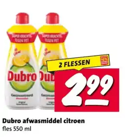 Nettorama Dubro afwasmiddel citroen aanbieding