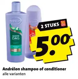 Boni Andrélon shampoo of conditioner aanbieding