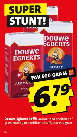 Boni Douwe Egberts koffie aanbieding