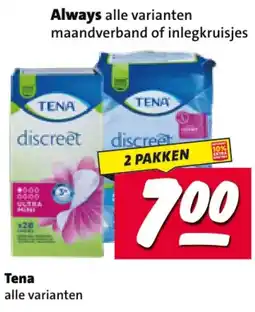 Nettorama Tena discreet aanbieding