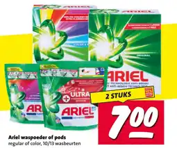Nettorama Ariel waspoeder of pods aanbieding