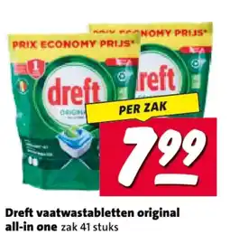 Nettorama Dreft vaatwastabletten original aanbieding