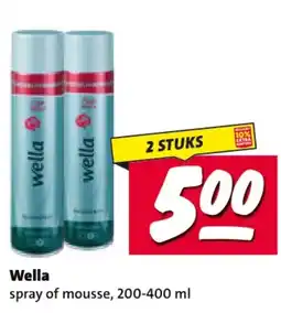 Nettorama Wella spray of mousse aanbieding