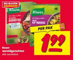 Nettorama Knorr wereldgerechten aanbieding