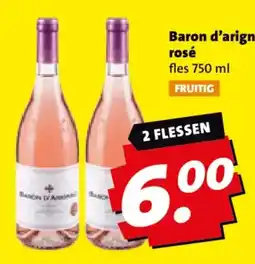 Boni Baron d'arign rosé aanbieding