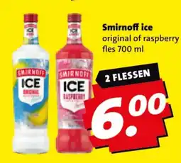 Boni Smirnoff ice original of raspberry aanbieding