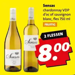 Boni Sensas chardonnay VDP d'oc of sauvignon blanc aanbieding