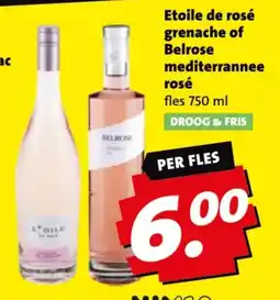 Boni Etoile de rosé grenache of Belrose mediterrannee rosé aanbieding