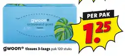 Boni Gwoon tissues 3-laags aanbieding