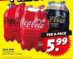 Boni Coca-Cola alle varianten aanbieding