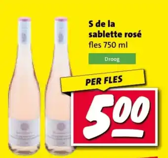 Nettorama S de la sablette rosé aanbieding