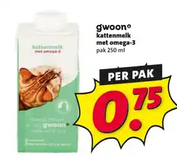 Nettorama gwoon kattenmelk met omega-3 aanbieding