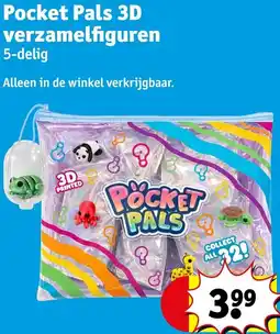 Kruidvat Pocket Pals 3D verzamelfiguren aanbieding