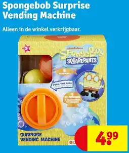 Kruidvat Spongebob Surprise Vending Machine aanbieding