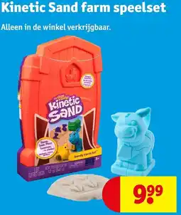 Kruidvat Kinetic Sand farm speelset aanbieding