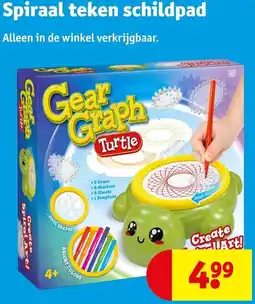 Kruidvat Spiraal teken schildpad aanbieding