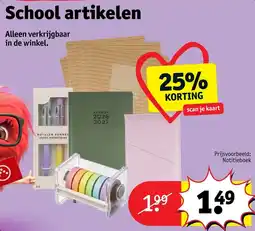 Kruidvat School artikelen aanbieding