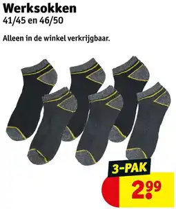 Kruidvat Werksokken aanbieding