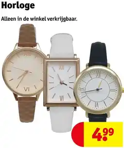 Kruidvat Horloge aanbieding