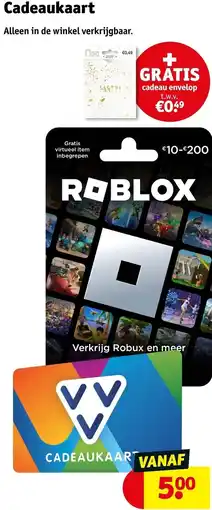 Kruidvat Cadeaukaart aanbieding