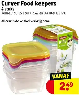 Kruidvat Curver Food keepers aanbieding