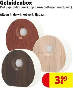 Kruidvat Geluidenbox aanbieding
