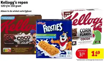 Kruidvat Kellogg's repen aanbieding