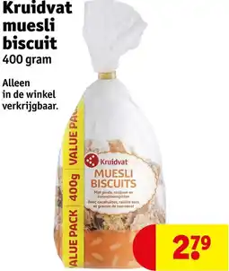Kruidvat Kruidvat muesli biscuit aanbieding