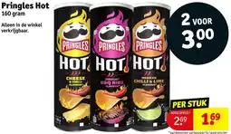 Kruidvat Pringles Hot aanbieding