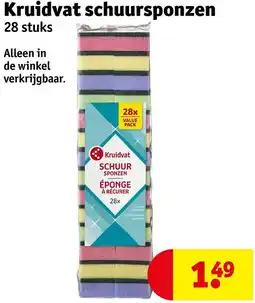 Kruidvat Kruidvat schuursponzen aanbieding
