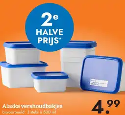 Blokker Alaska vershoudbakjes aanbieding