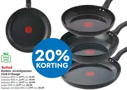 Blokker Tefal Koeken en wokpannen Cook & Change aanbieding