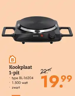 Blokker Kookplaat 1-pit aanbieding
