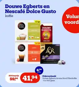 Bol.com Douwe Egberts en Nescafé Dolce Gusto koffie aanbieding