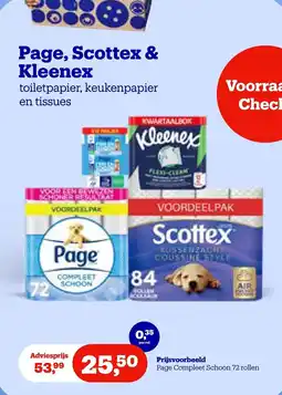 Bol.com Page, Scottex & Kleenex aanbieding