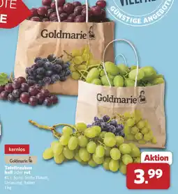 Combi Markt DE Goldmarie Tafeltrauben hell oder rot aanbieding
