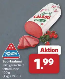 Combi Markt DE Metten Sportsalami aanbieding