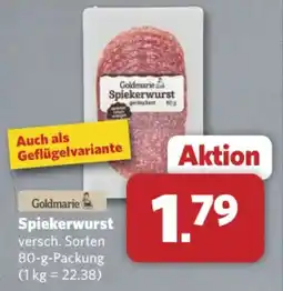 Combi Markt DE Goldmarie Spiekerwurst aanbieding