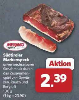 Combi Markt DE Merano Speck Südtiroler Markenspeck aanbieding