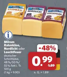Combi Markt DE Milram Rahmkäse, Nordlicht oder Leuchtfeuer aanbieding