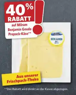 Combi Markt DE Milram Benjamin Gouda Prepack-Käse aanbieding