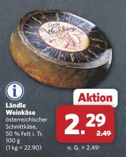 Combi Markt DE Ländle Weinkäse aanbieding