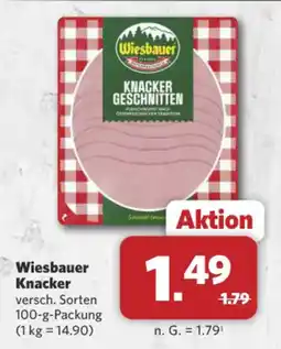 Combi Markt DE Wiesbauer Knacker aanbieding