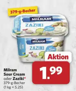 Combi Markt DE Milram Sour Cream oder Zaziki aanbieding