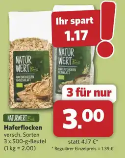 Combi Markt DE naturwert bio haferflocken aanbieding