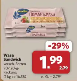 Combi Markt DE Wasa Sandwich aanbieding