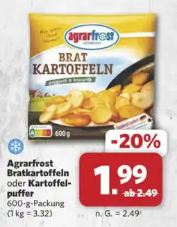 Combi Markt DE Agrarfrost Bratkartoffeln oder Kartoffelpuffer aanbieding