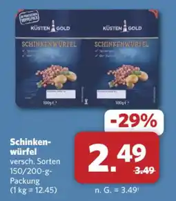 Combi Markt DE Küsten Gold Schinkenwürfel aanbieding